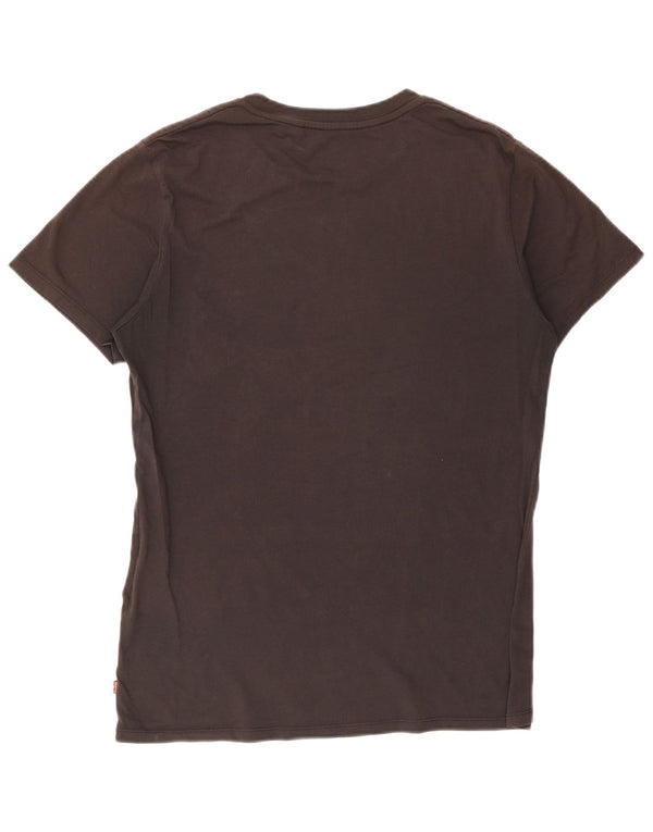 Levi's Tee-Shirt Graphique Homme Gris Moyen Coton