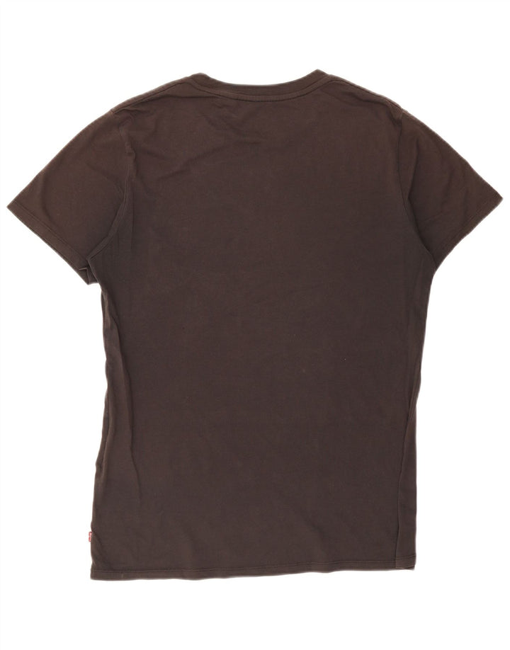 Levi's Tee-Shirt Graphique Homme Gris Moyen Coton
