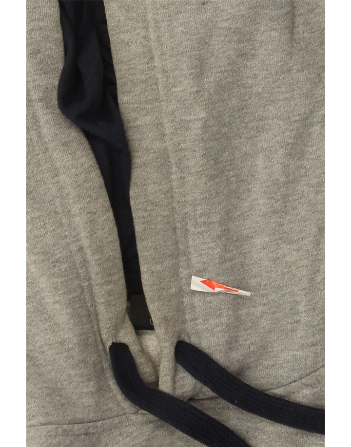 Maglione con cappuccio da uomo Starter in cotone grigio medio