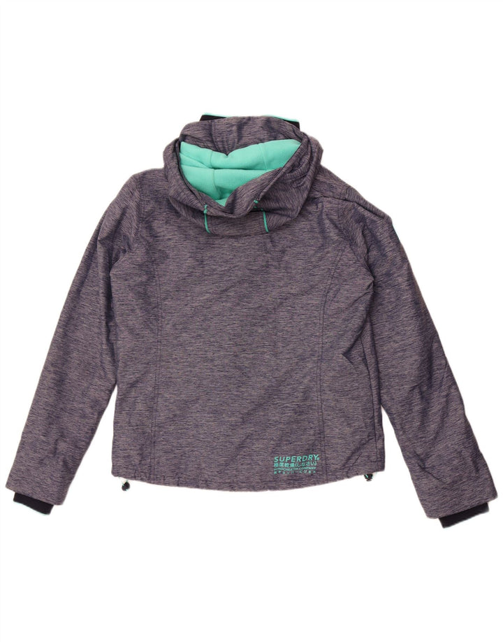 Superdry Damen Windcheater Windjacke UK 12 Medium Marineblau