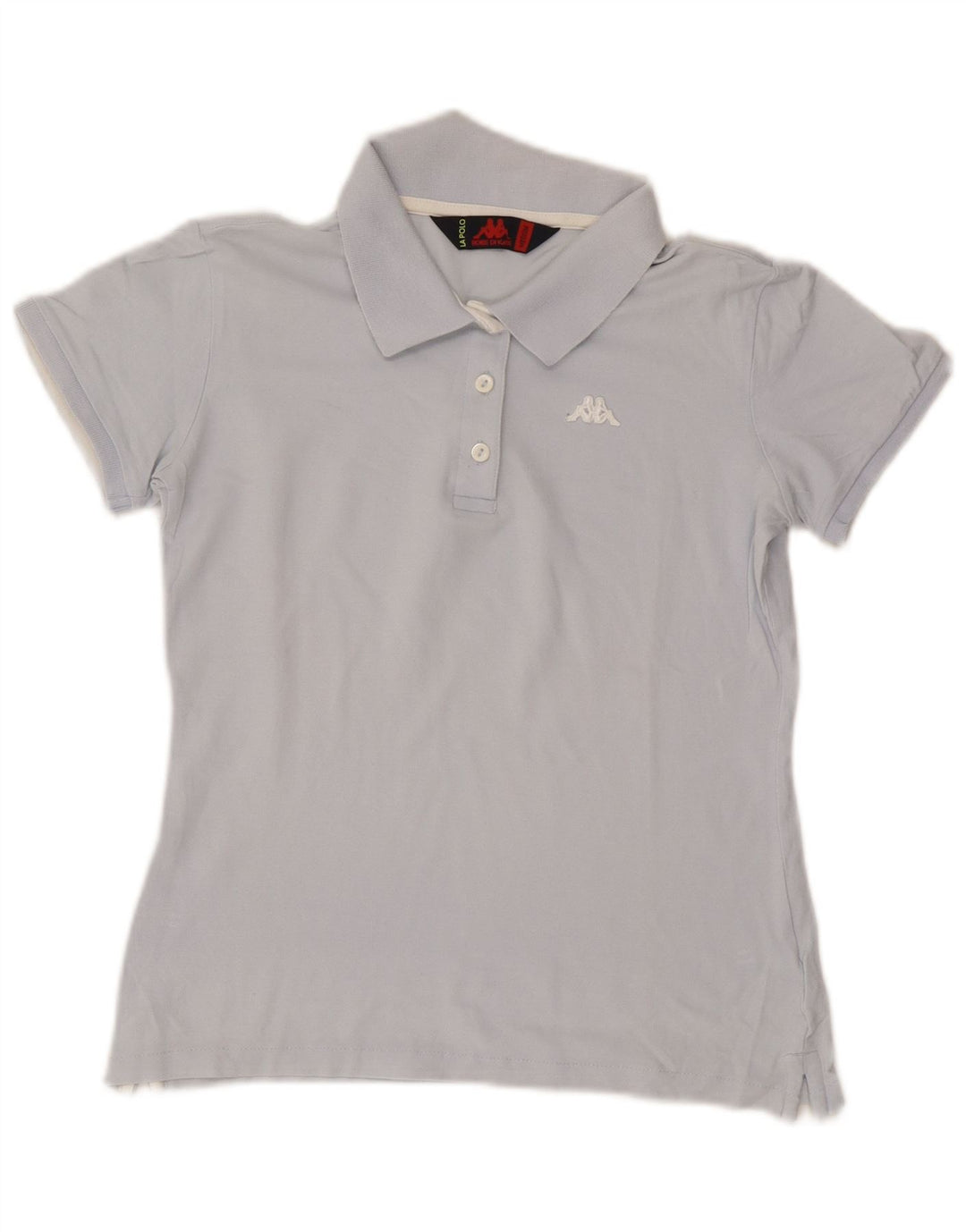 Kappa Womens Polo Shirt UK 12 Medium Blue Cotton