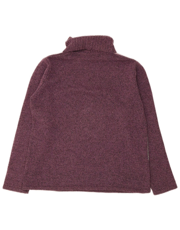Essentials Dame Rullehals sweater UK 14/16 Large Purple