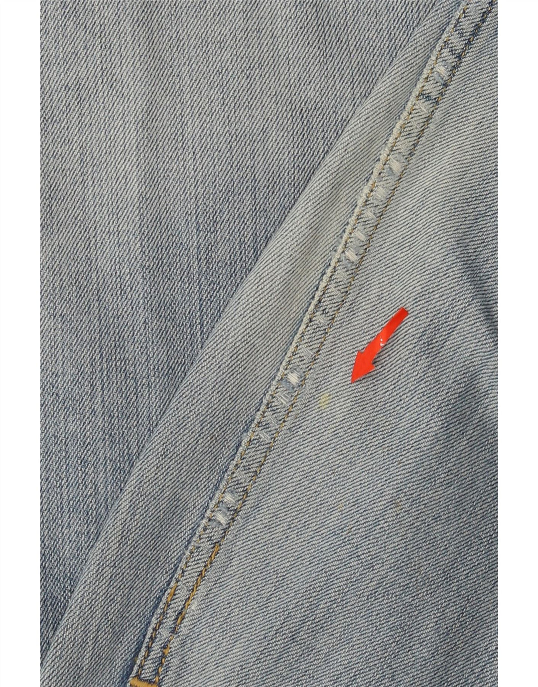 LEE Mens Denim Jacket UK 44 2XL Blue Cotton