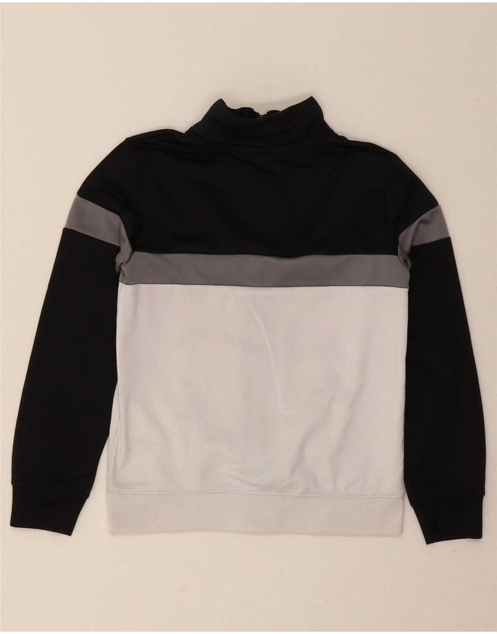 NIKE Boys Tracksuit Top Jacket 5-6 Years Medium Black Colourblock