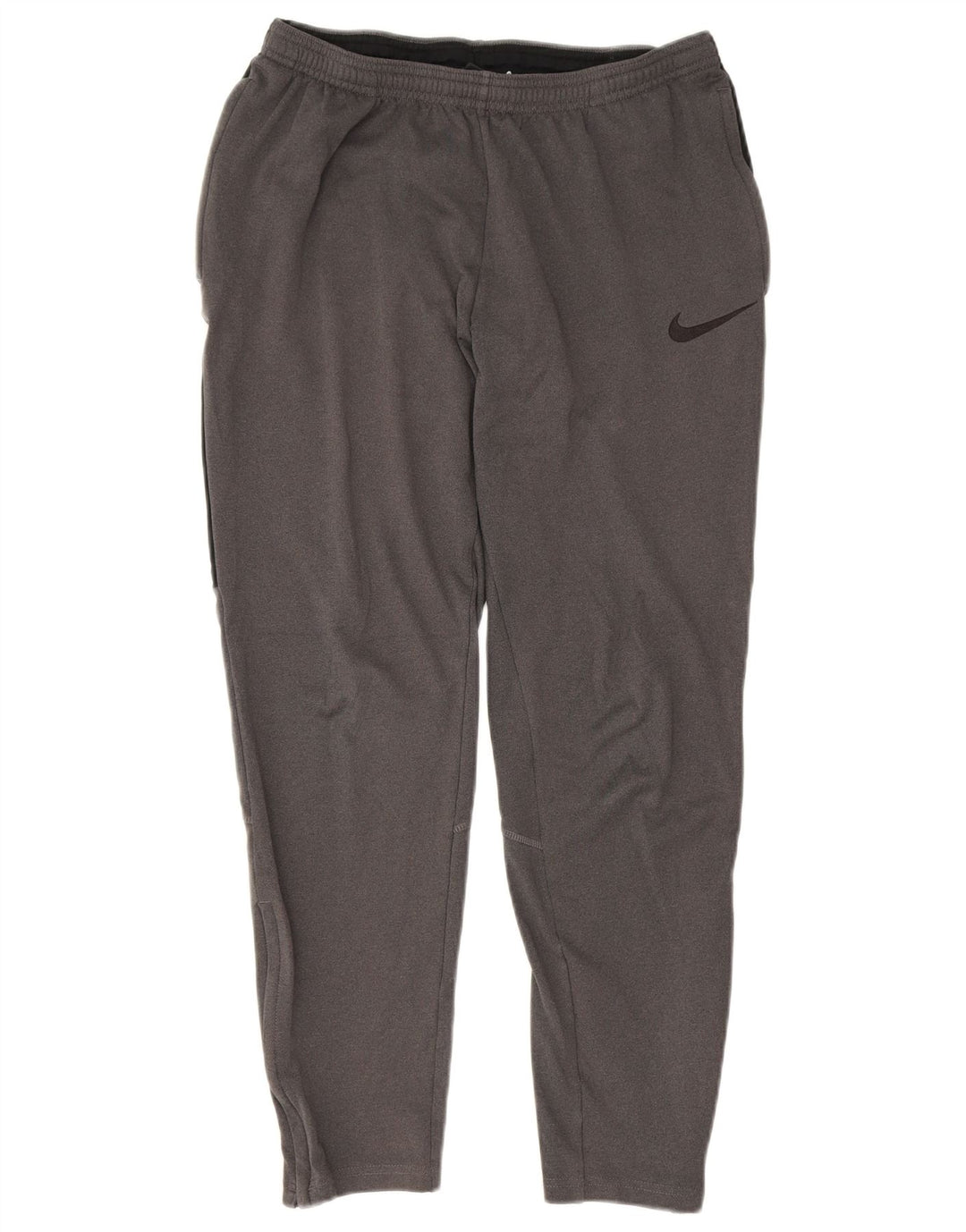 Nike Mens Dri Fit Tracksuit Trousers Small Grey Polyester