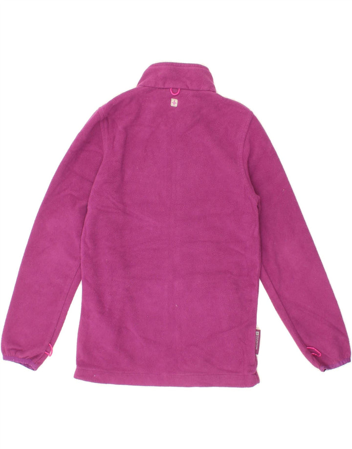 MOUNTAIN WAREHOUSE Girls Fleece Jacket 9-10 Years Purple Polyester Vintage Mountain Warehouse and Second-Hand Mountain Warehouse from Messina Hembry 