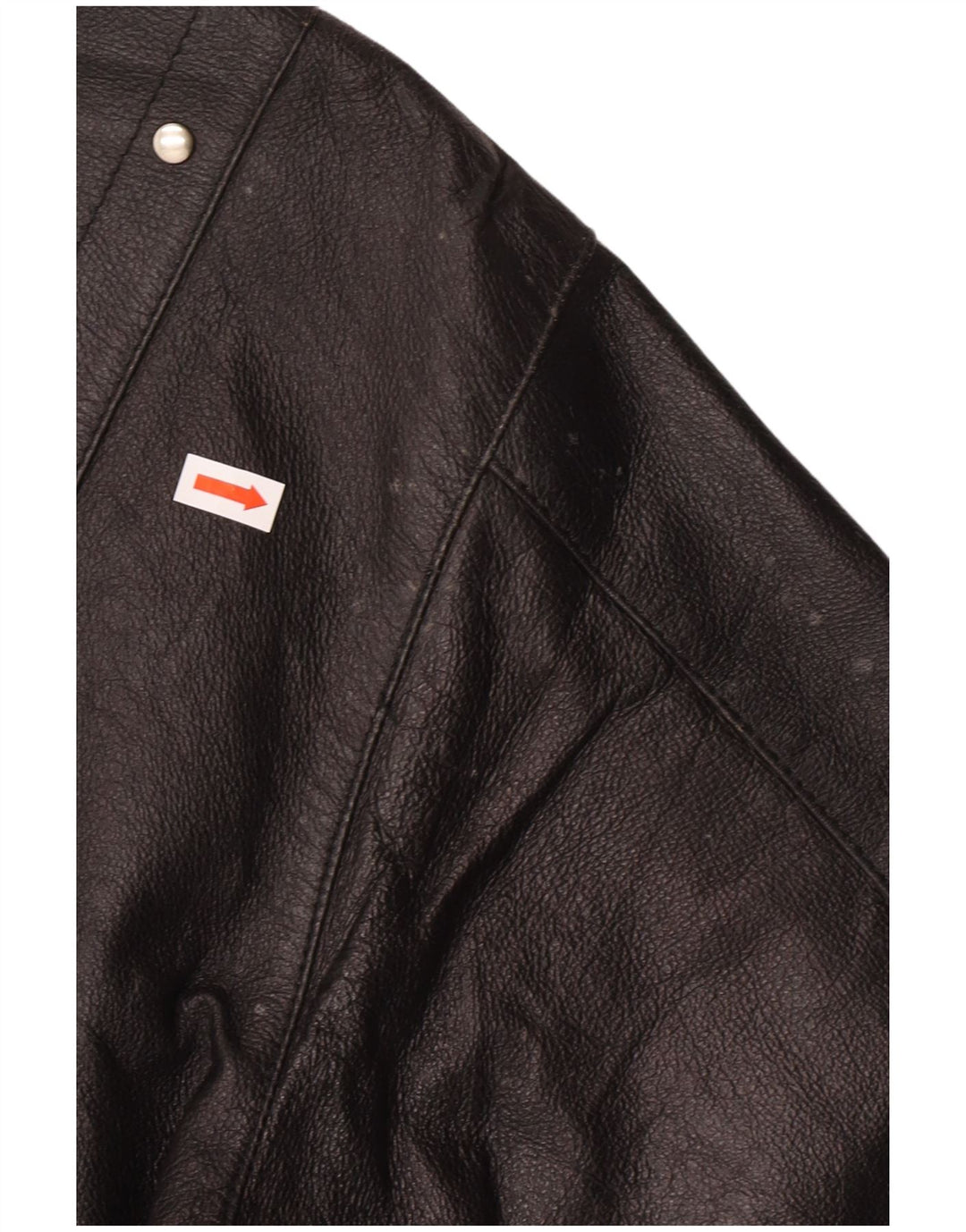 Giacca in pelle da uomo ESCO IT 52 XL in pelle nera