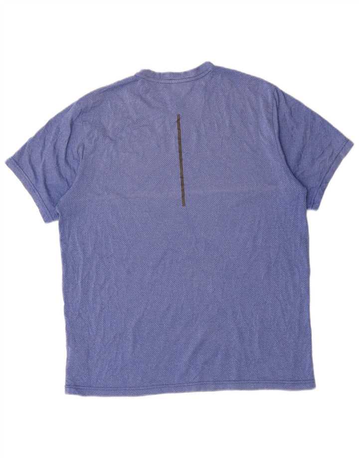 New Balance Herre T-Shirt Top Stor Blå Polyester