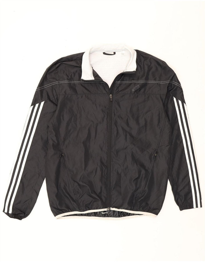 Adidas Veste de survêtement pour homme Noir moyen Polyester colour block