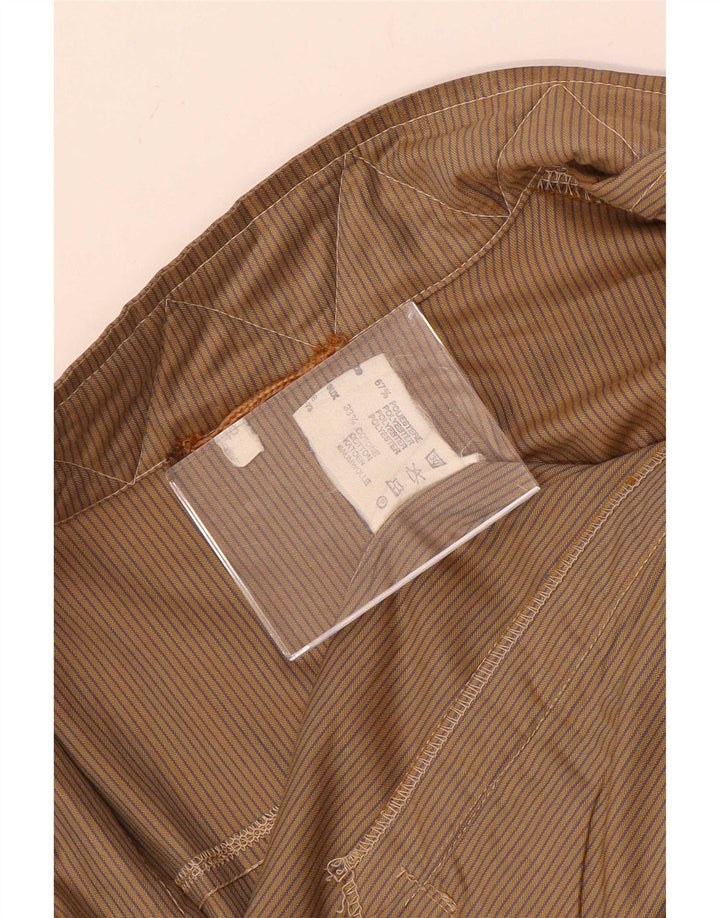 Southern Mens Utility Jacket IT 48 Polyester à fines rayures beige moyen