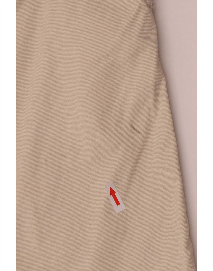 Izod Mens Chino Shorts W36 Large Beige Cotton