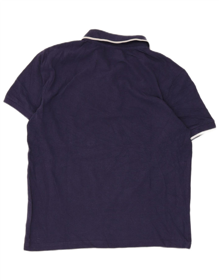 Kappa Herre Polo Shirt Large Navy Blue