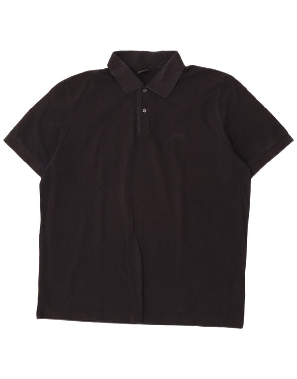 Polo da uomo Hugo Boss 2XL cotone nero