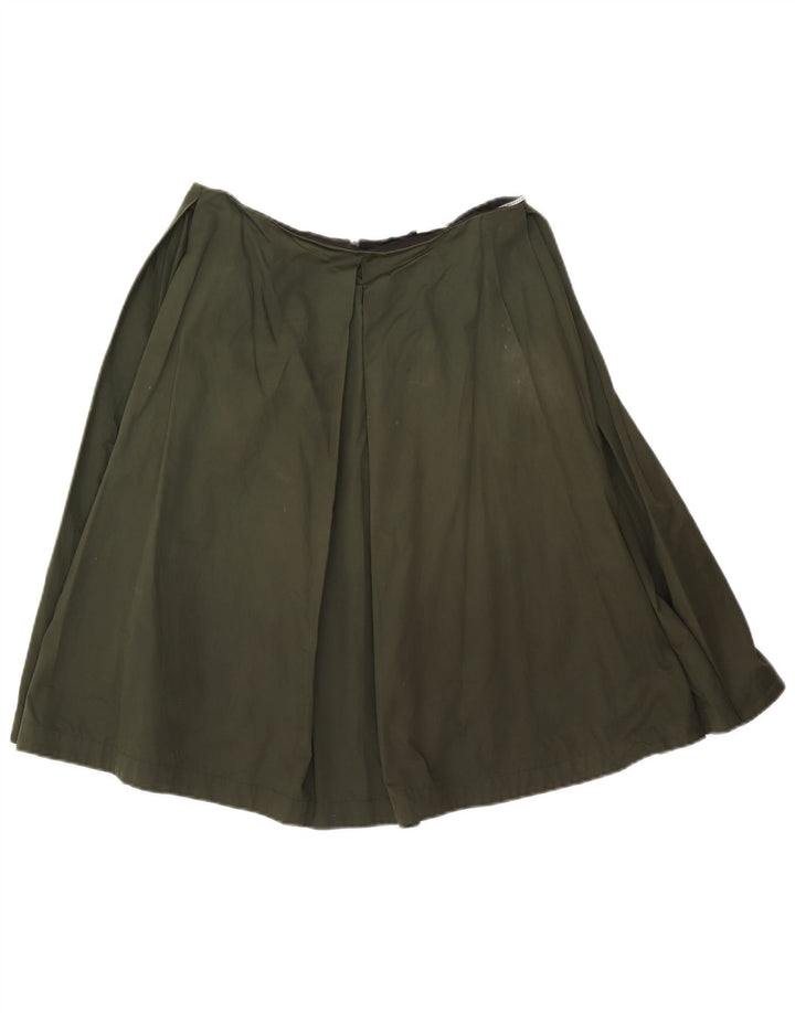 Max Mara Jupe Plissée W30 Femme Vert Moyen