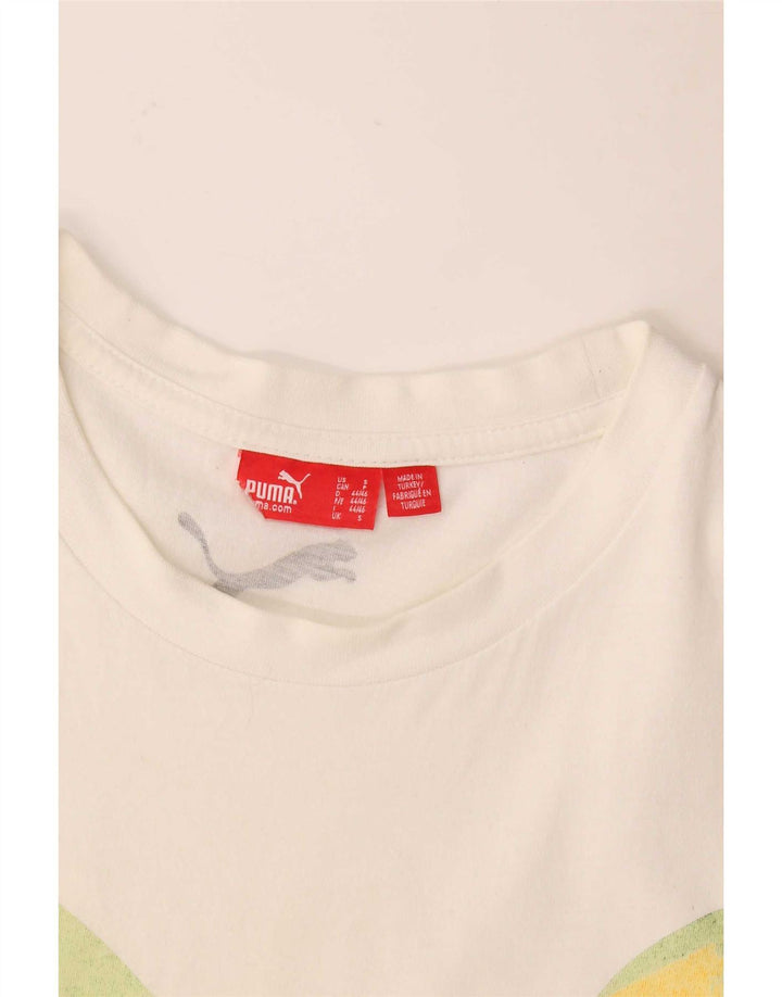 Puma T-Shirt Graphique Homme Petit Blanc