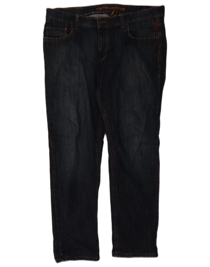 Camel Active Mens Hudson Straight Jeans W40 L32 Blue Cotton