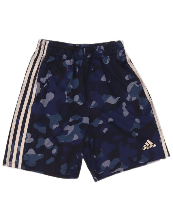 Adidas Boys Sports Shorts 10-11 år Medium Navy Blue Camouflage