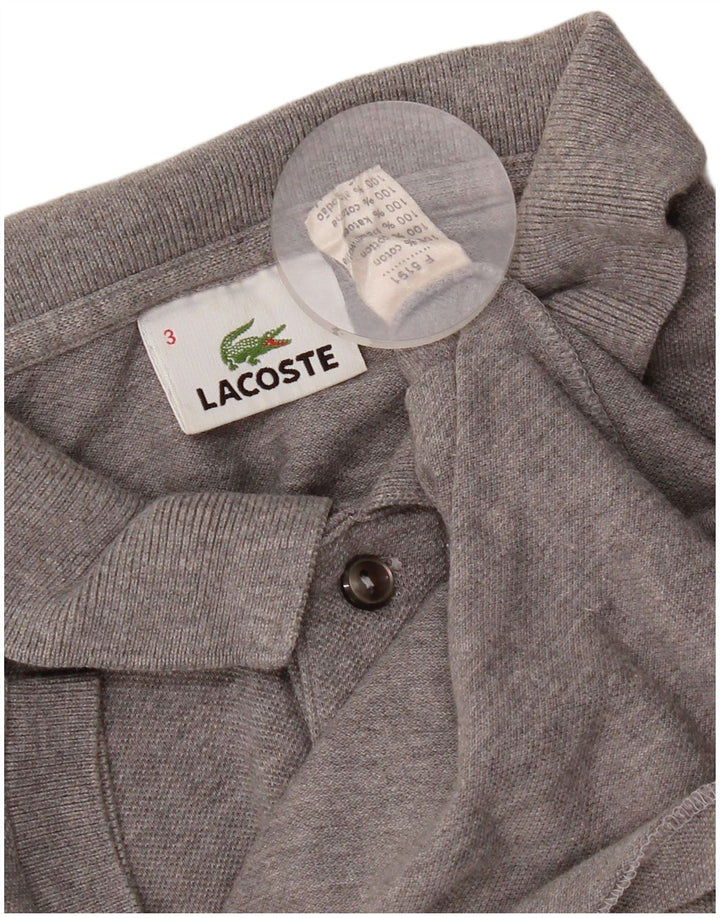 Lacoste herre poloskjorte str. 3 Lille grå bomuld