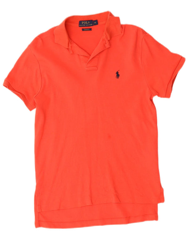 Polo Ralph Lauren Mens Custom Fit Polo Shirt XS Red Cotton