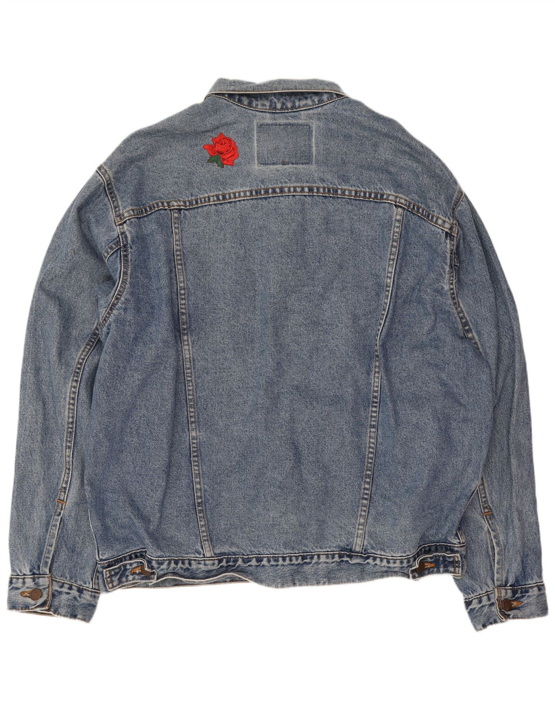 Levi's Herre denimjakke UK 40 Large Blue Cotton