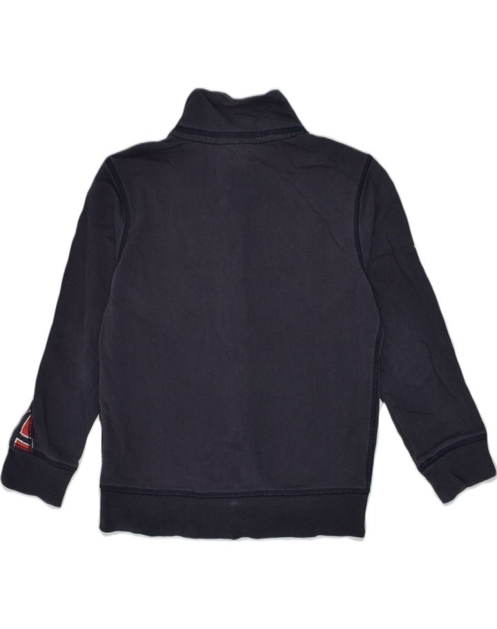NAPAPIJRI Boys Graphic Tracksuit Top Jacket 6-7 Years Navy Blue Cotton | Vintage Napapijri | Thrift | Second-Hand Napapijri | Used Clothing | Messina Hembry 