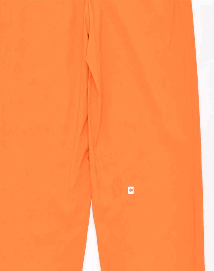 VINTAGE Womens Pegged Casual Trousers IT 44 Medium W28 L28 Orange Viscose | Vintage | Thrift | Second-Hand | Used Clothing | Messina Hembry 