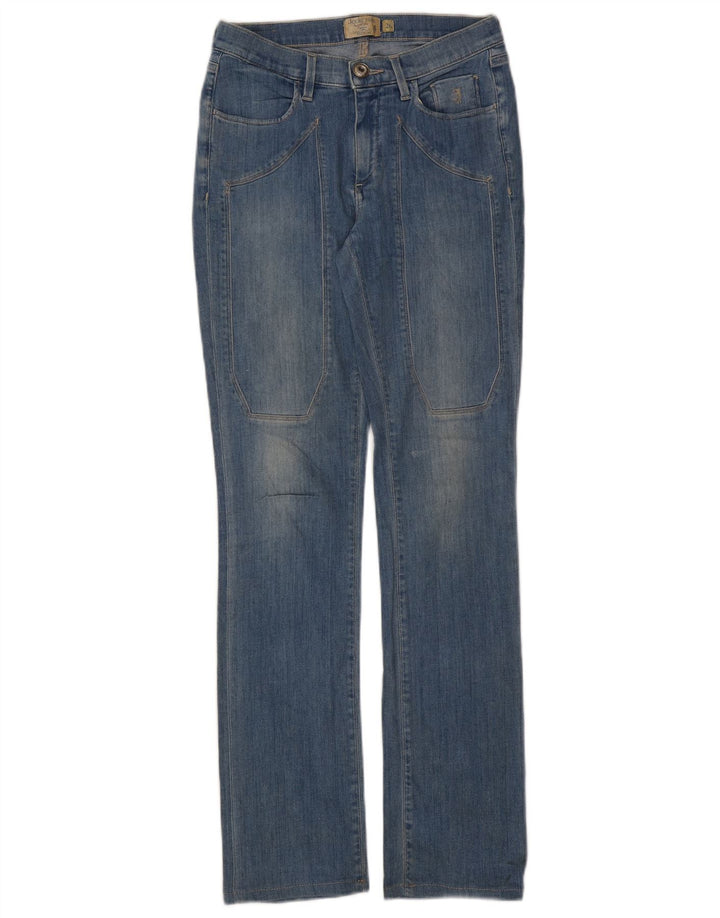 Jeckerson Womens Bootcut Jeans W26 L31 Blue Cotton