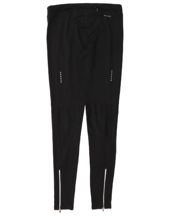 Nike Womens Dri Fit Leggings UK 10 Small Black