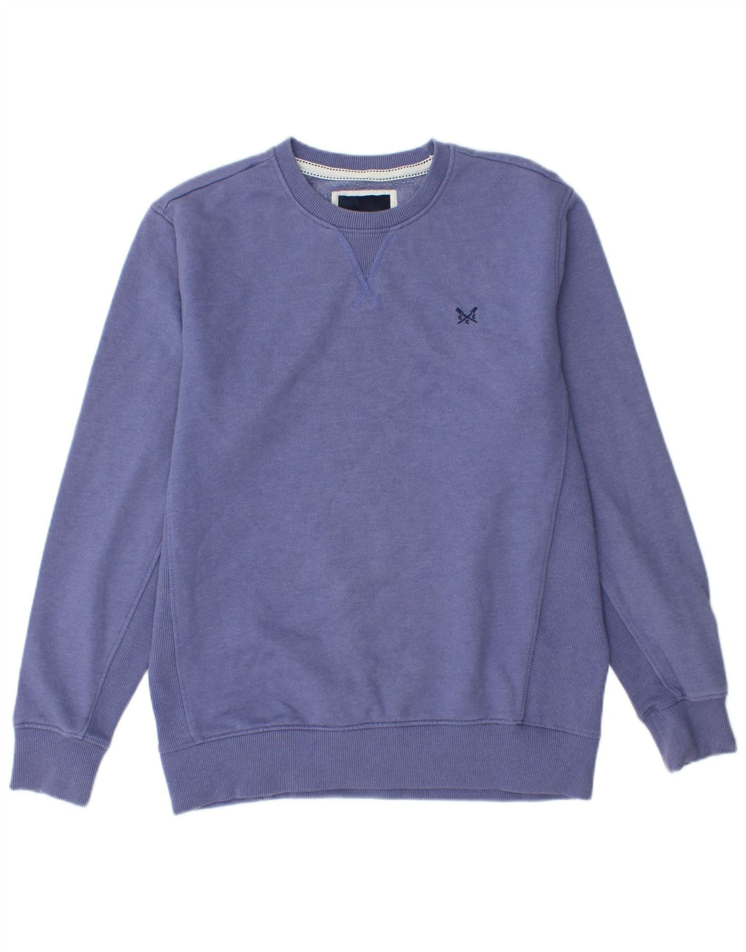 CREW CLOTHING Mens Sweatshirt Jumper Medium Purple Cotton