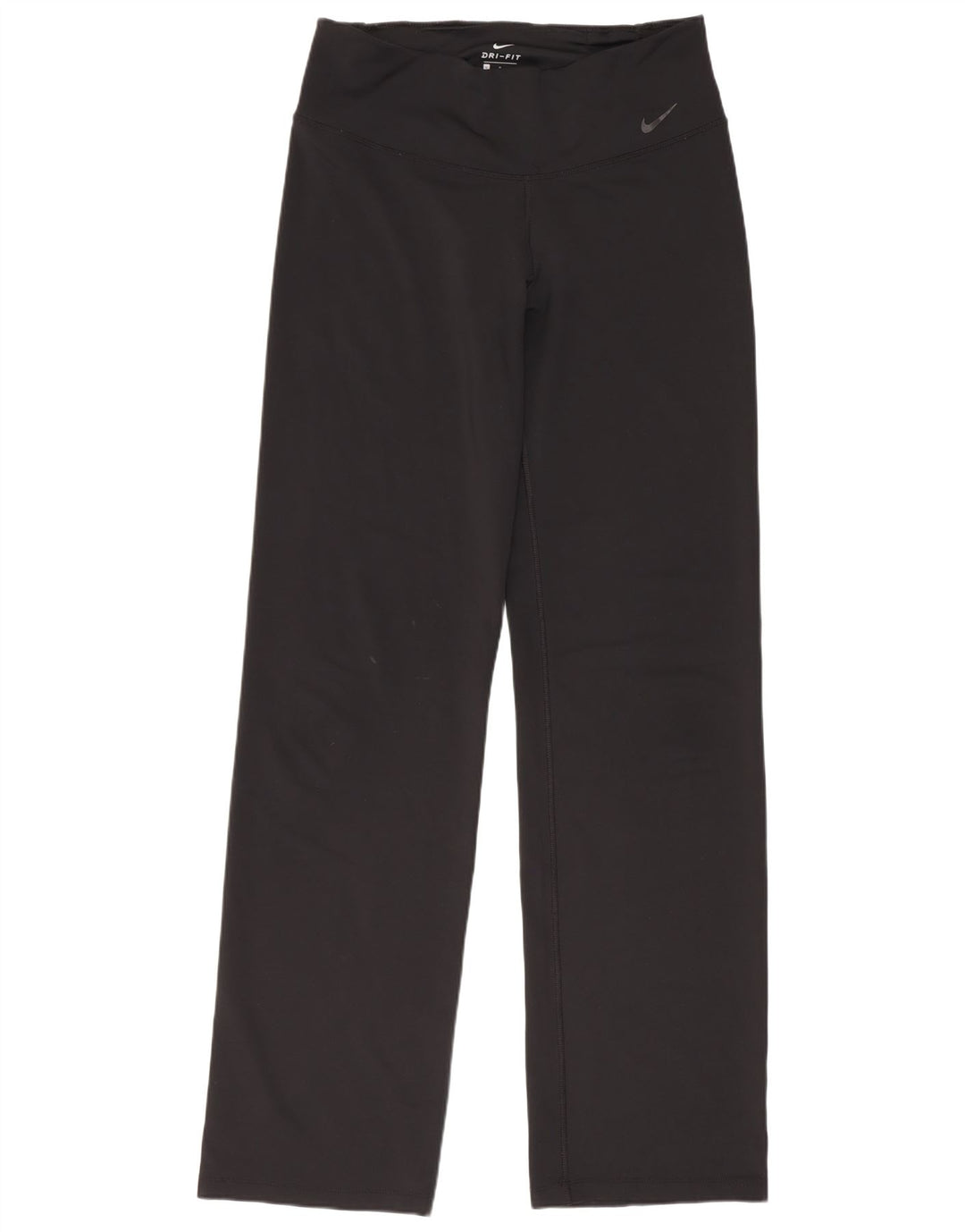 Nike Womens Dri Fit Leggings UK 14 Large Black Polyester