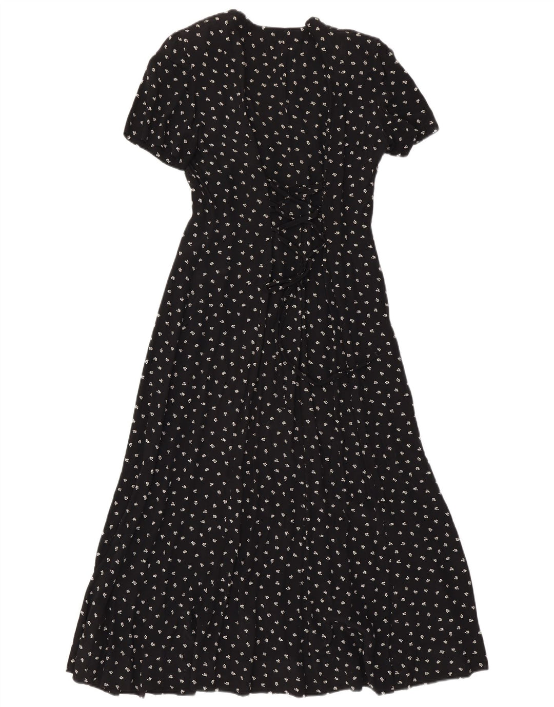 Superior Womens Maxi Dress IT 44 Medium Black Floral