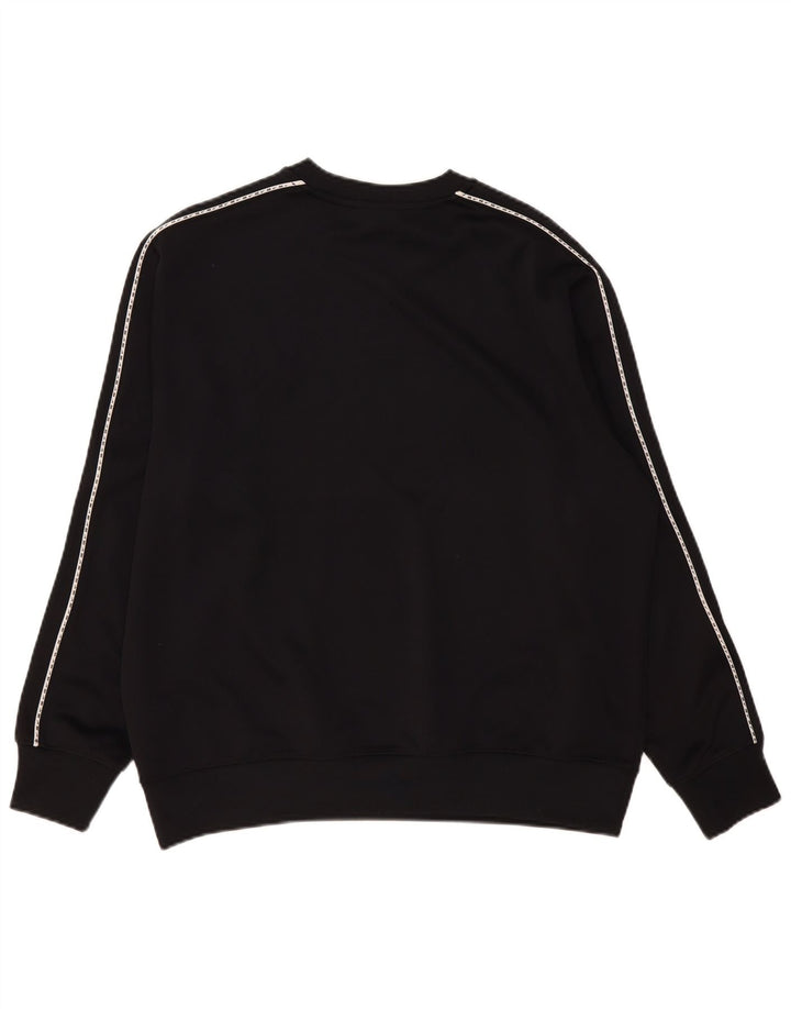 Nike Herren-Sweatshirt mit Grafik, groß, aus schwarzem Polyester