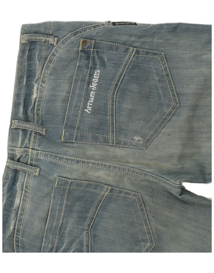 ARMANI Womens Slim Jeans W26 L30 Blue Cotton Vintage Armani and Second-Hand Armani from Messina Hembry 
