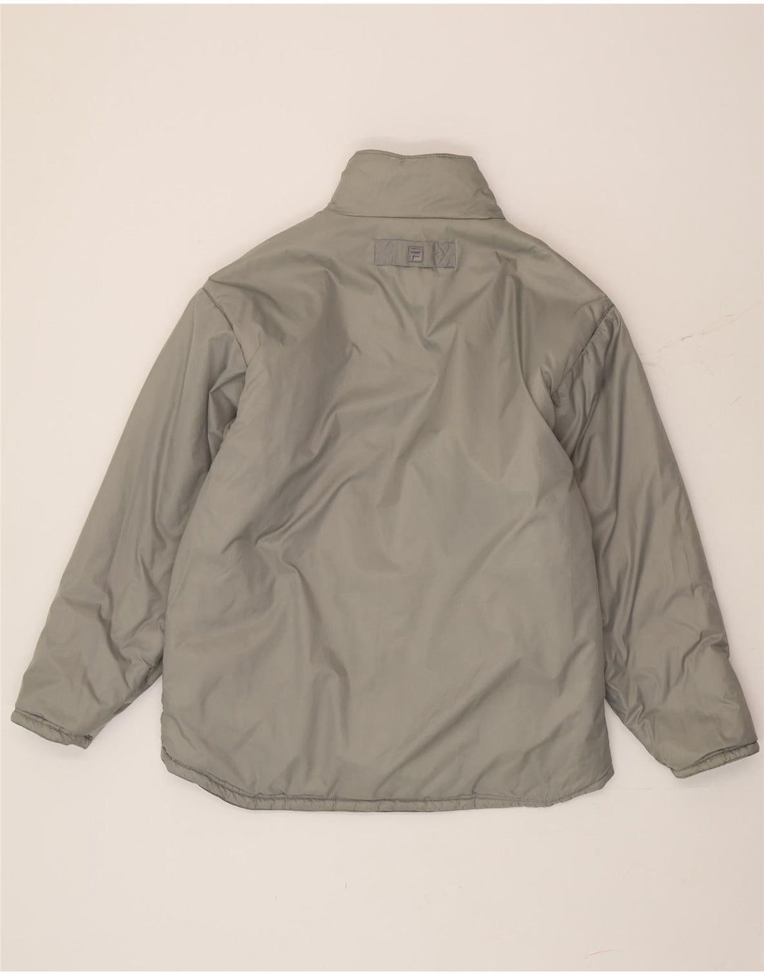 Fila Herren Reversible Wattierte Jacke IT 50 Large Schwarz Colourblock Polyester
