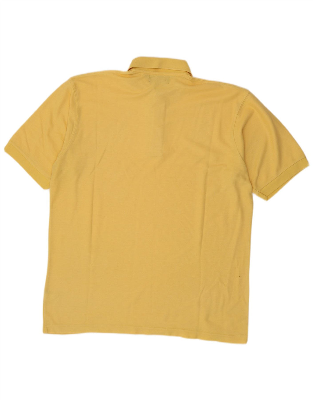 ST. BERNARD Mens Polo Shirt XL Yellow Polyester
