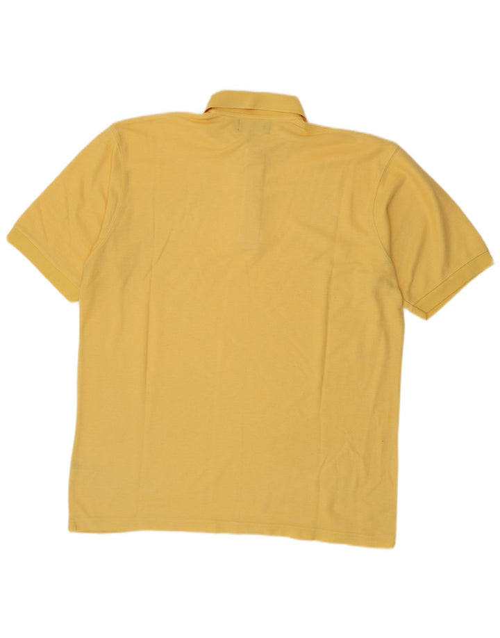 ST. BERNARD Mens Polo Shirt XL Yellow Polyester