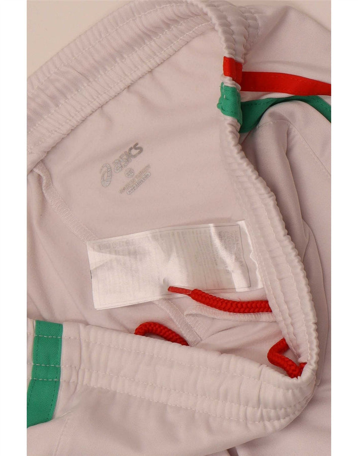 Pantaloni da tuta da uomo Asics XS Colorblock bianco