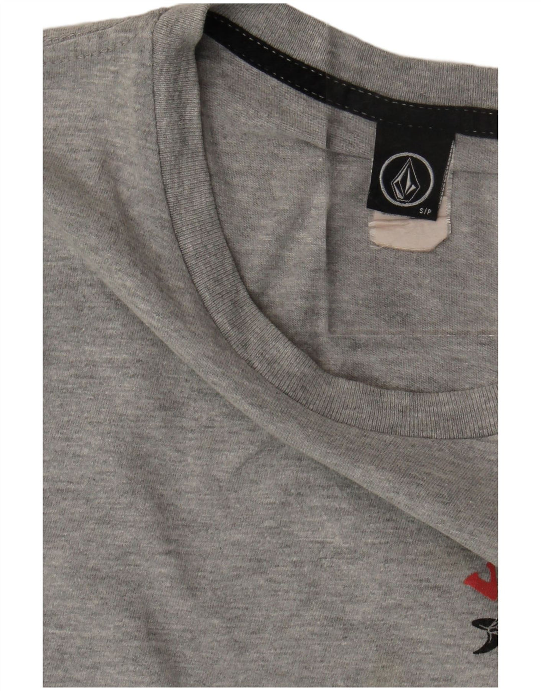 Volcom Mens Graphic T-Shirt Top Small Grey Cotton