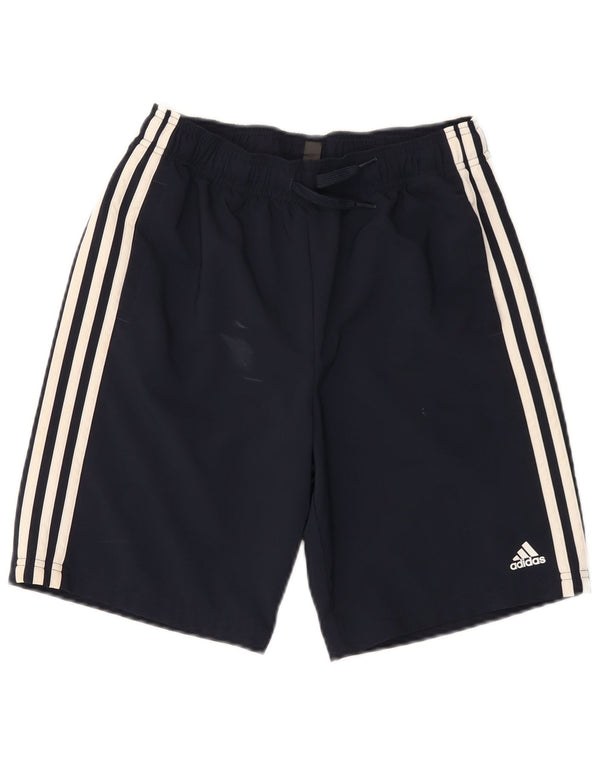 Adidas Boys Aeroready Sport Shorts 13-14 Years Navy Blue Polyester