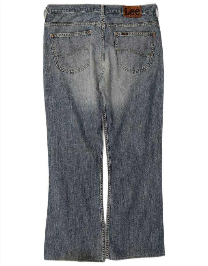 Lee Mens Denver Bootcut Jeans W34 L29 Blue Cotton