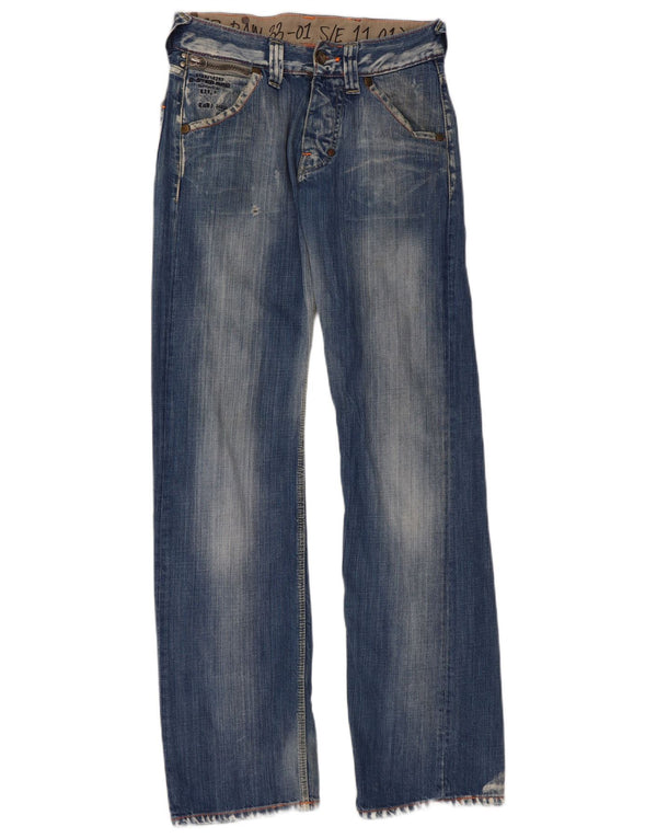 G-Star Womens Bootcut Jeans W28 L34 Blue Cotton