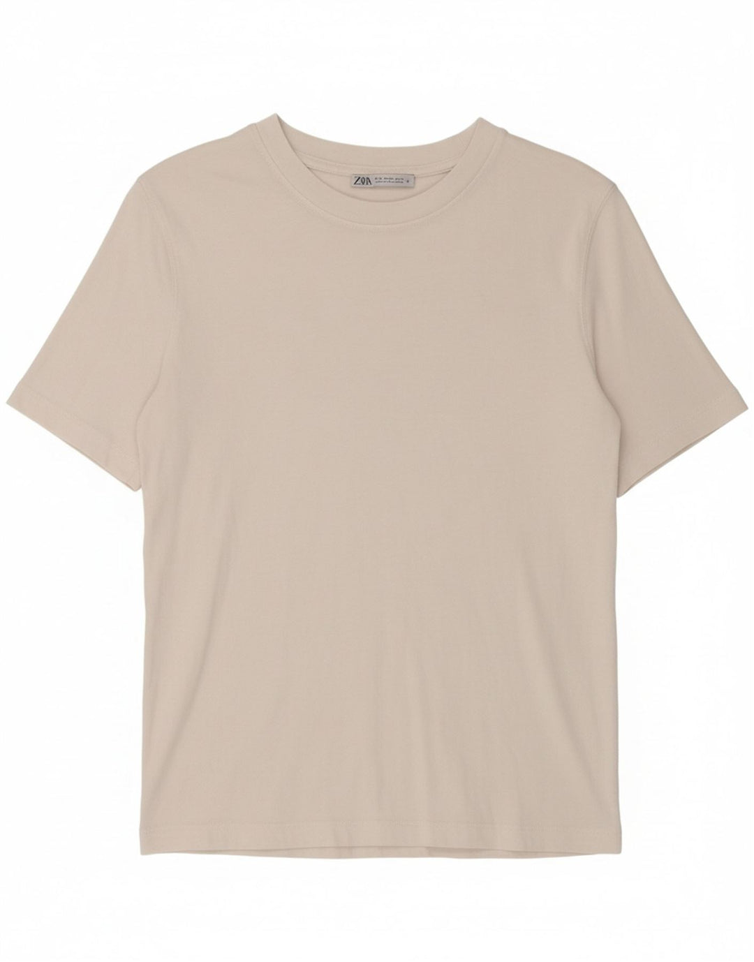 ZARA Womens T-Shirt Top UK 10 Small White Vintage Zara and Second-Hand Zara from Messina Hembry 
