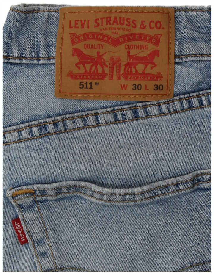 Levi's Jean Slim 511 Homme Bleu W30 L30 Coton