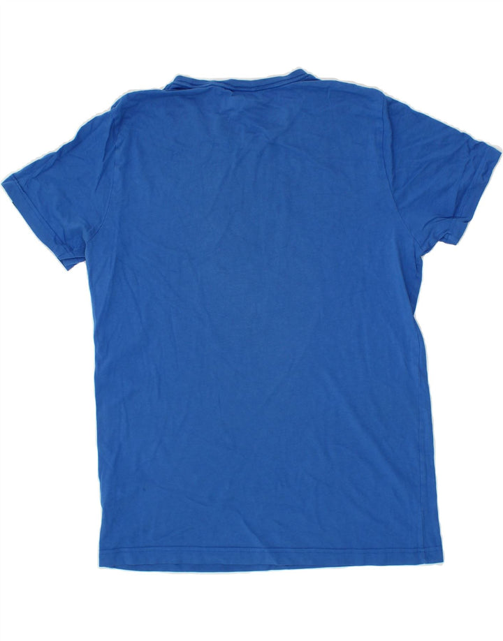 PUMA Mens Graphic T-Shirt Top Medium Blue Cotton Vintage Puma and Second-Hand Puma from Messina Hembry 