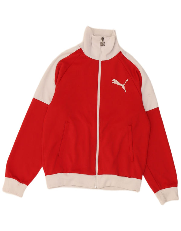 Gornja jakna trenirke Puma Girls Graphic 15-16 Years Red Colourblock