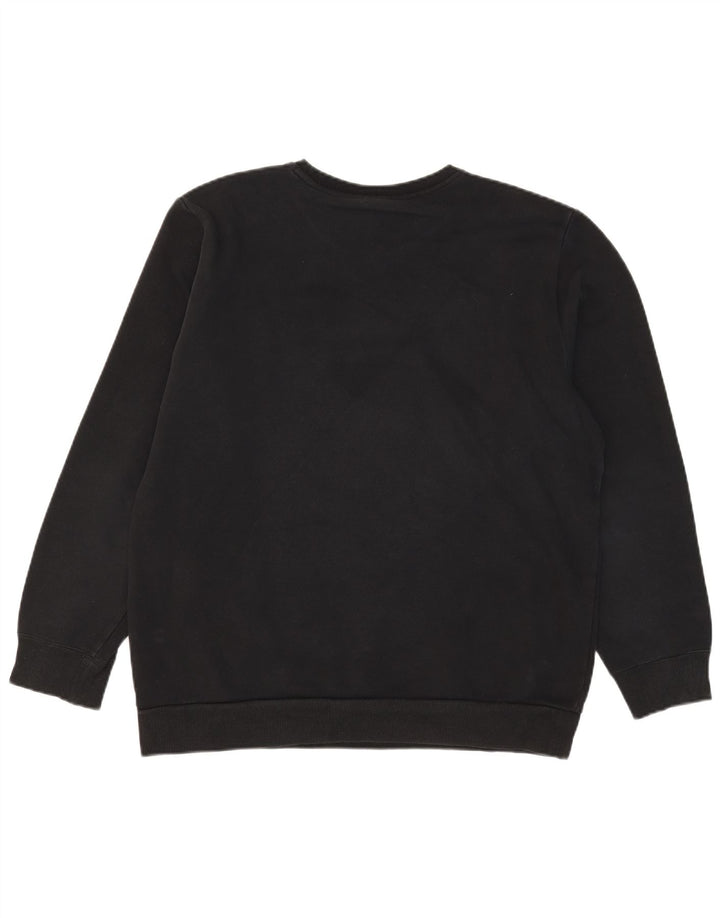 Adidas Herre Sweatshirt Jumper Large Sort Bomuld