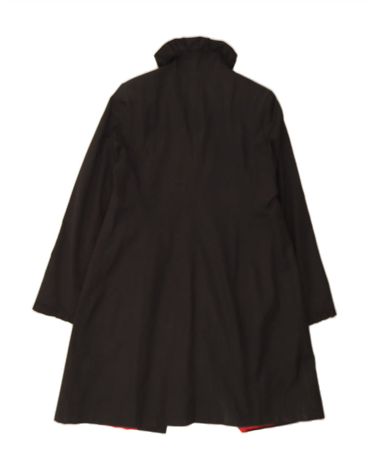 DKNY Womens Overcoat UK 16 Large Black Cotton Vintage Dkny and Second-Hand Dkny from Messina Hembry 