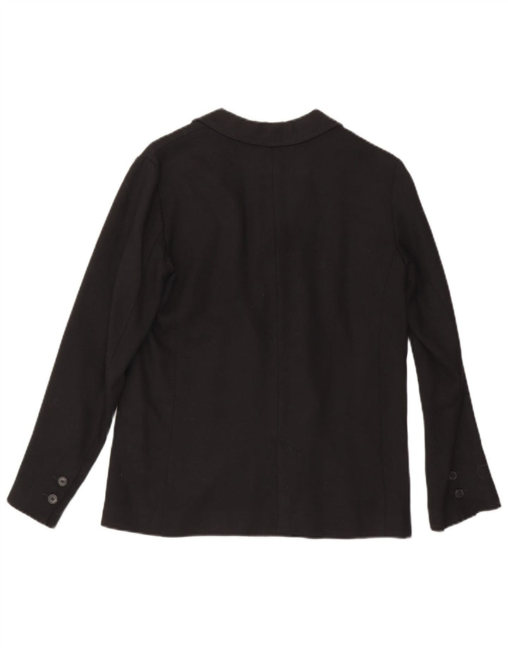 COMPTOIR DES COTONNIERS Womens 2 Button Blazer Jacket UK 6 XS Black