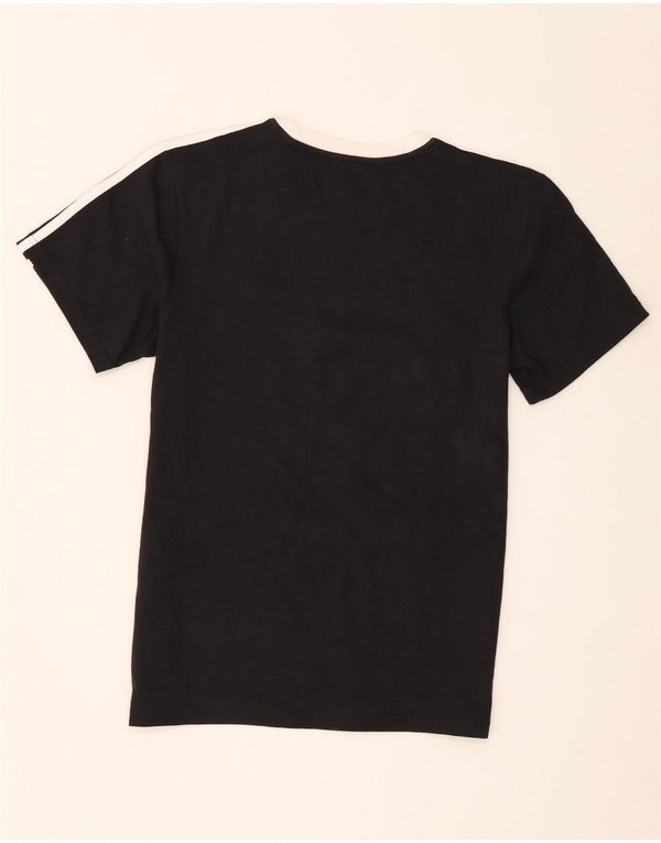 Adidas Camiseta Mujer Top UK 8/10 Small Negro Algodón