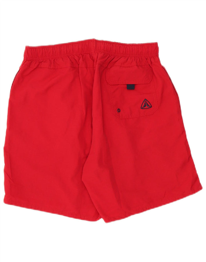 Pantaloncini da bagno da uomo Firefly in nylon rosso medio